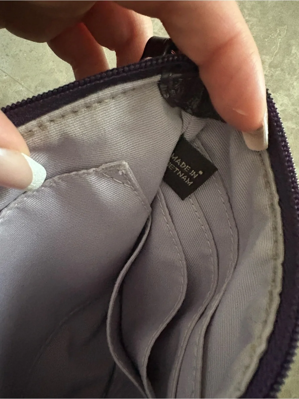 vintage coach purple wristlet y2k